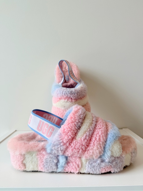 UGG Other - UGG Fluff Yeah Slide in Cali Collage Size 5